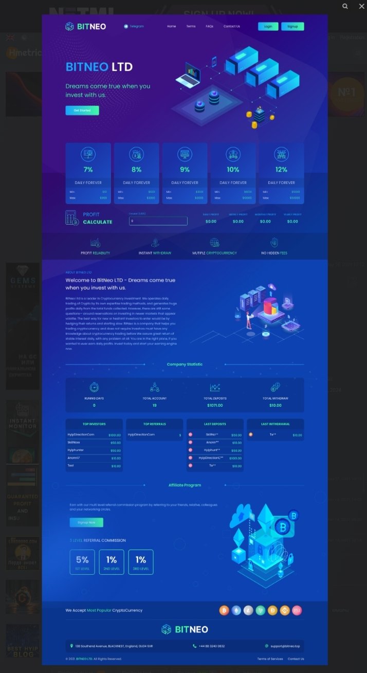ZCL 1 Investment Website Demo - Responsive GoldCoders HYIP Template