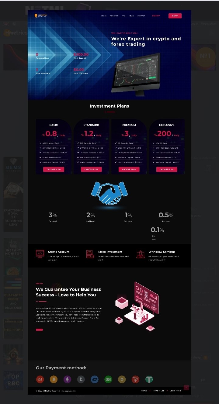 ZCL 11 Stylish GoldCoders HYIP Template