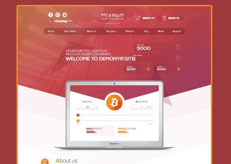 ZCL 13 Professional GC HYIP Template