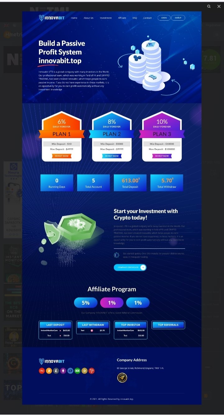 ZCL 2 Responsive HYIP Investment Platform Template by GoldCoders